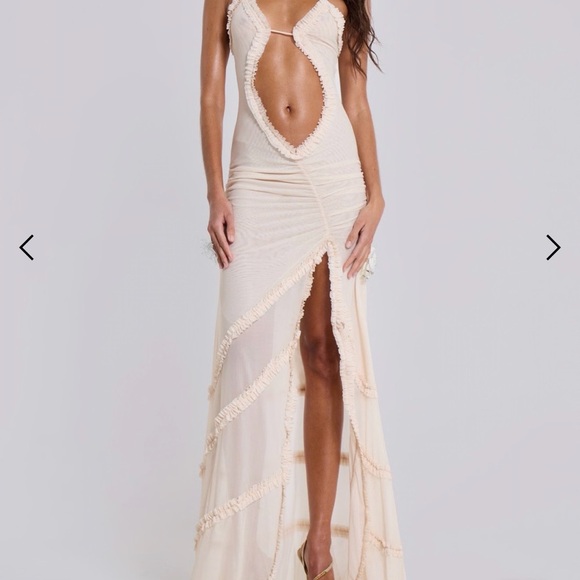 Jaded London Cream Dress - Picture 1 of 8